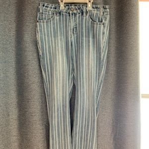 Rock&Roll pin stripe riding jeans 29•34